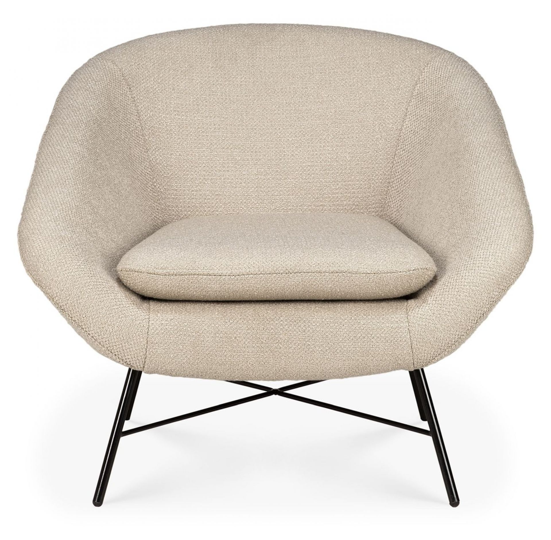 Barrow Lounge Chair off white Ethnicraft
