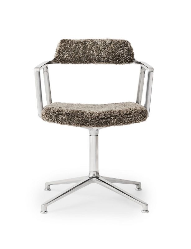 Swivel chair Curly Chair with glides SPECIAL EDITION Vipp