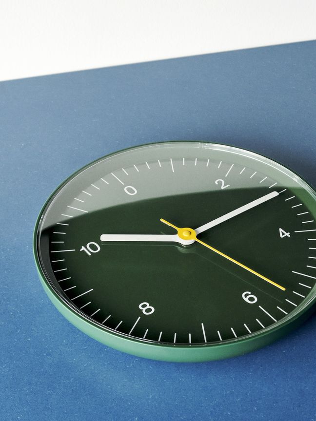 Wall Clock Wall Clock GREEN Hay SINGLE PIECES