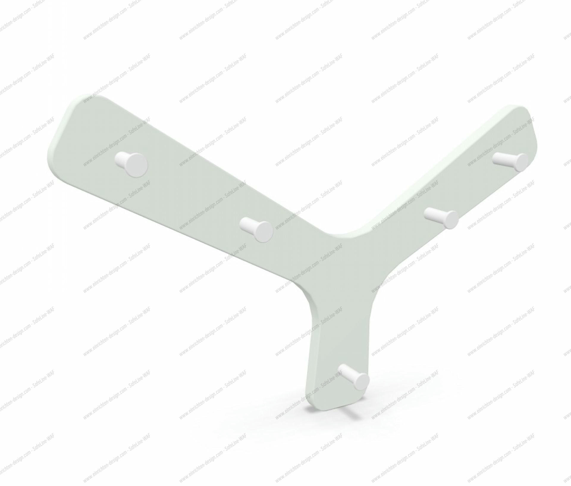 Branch Wall Coat Rack White Cascando