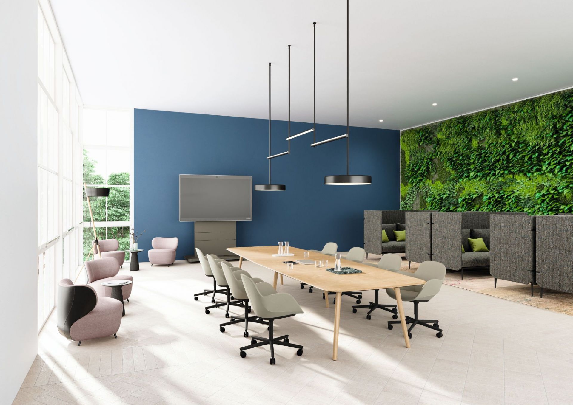 Sheru chair with castors Walter Knoll
