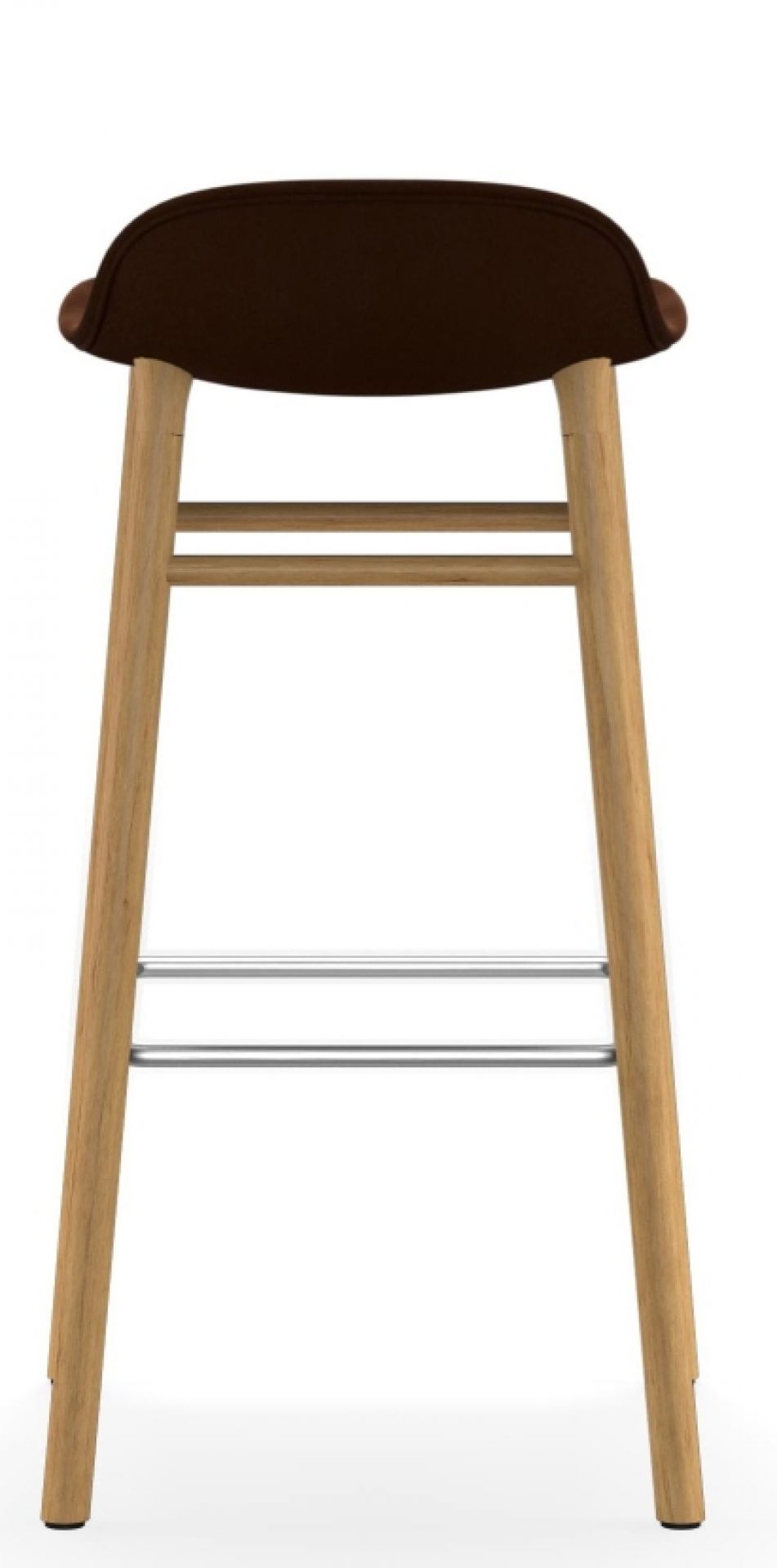 Form Barstool  H 75 cm Oak Upholstered Normann Copenhagen