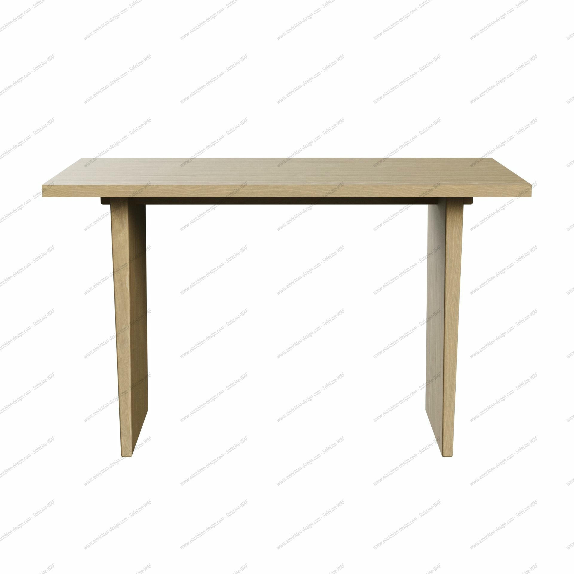 Private Desk Light Stained Oak Veneer Gubi