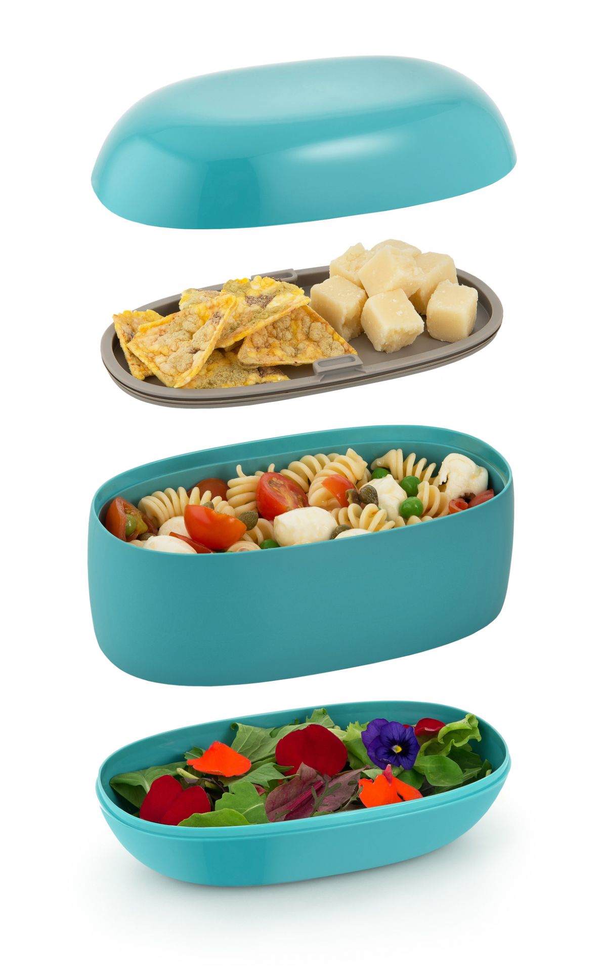 Food à porter Lunchbox light blue Alessi SINGLE PIECES