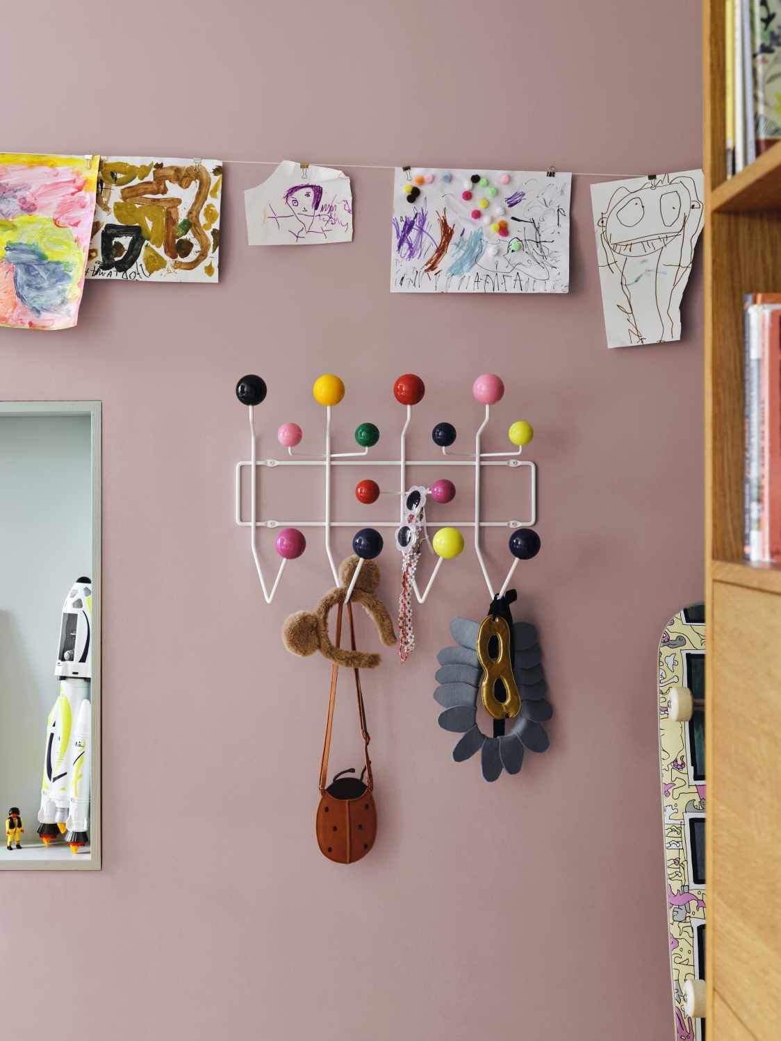 Eames Hang it all coat rack multicoloured Vitra 