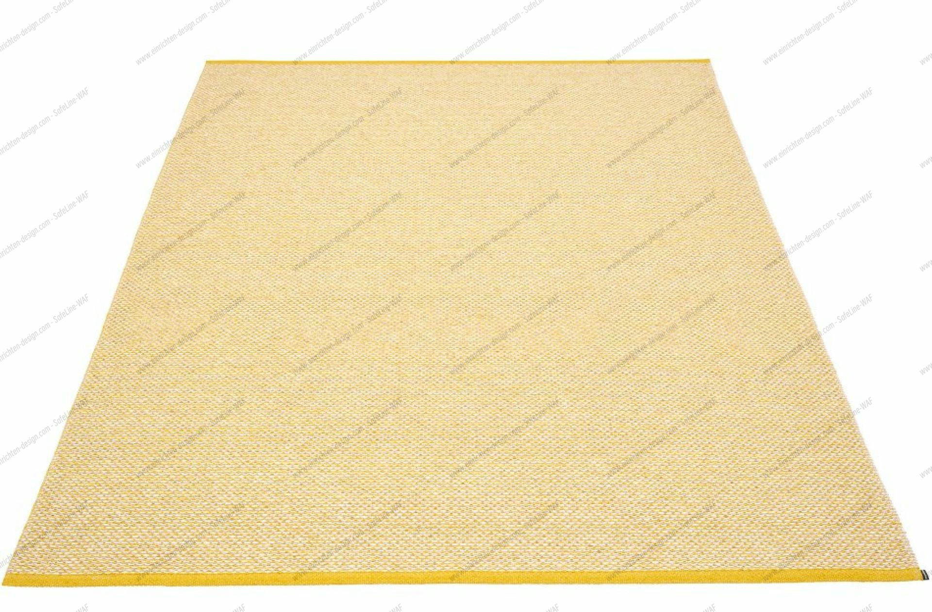Effi Plastic Rug 230x320 cm Pappelina Mustard