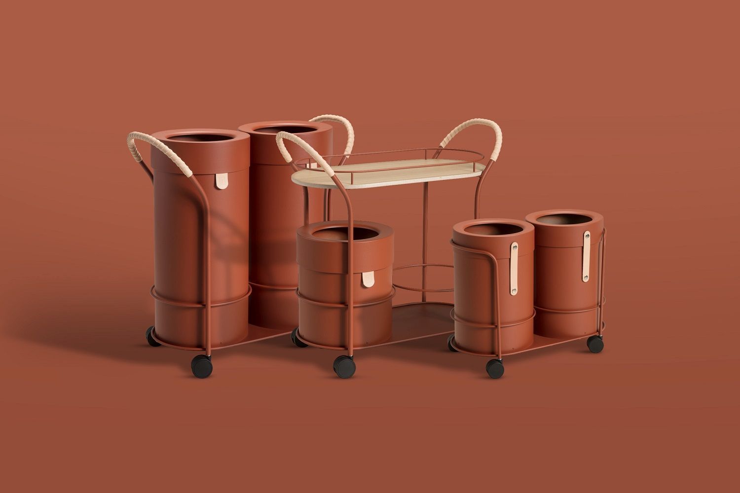 Bistro Trolley Serving trolley Mizetto QUICK SHIP