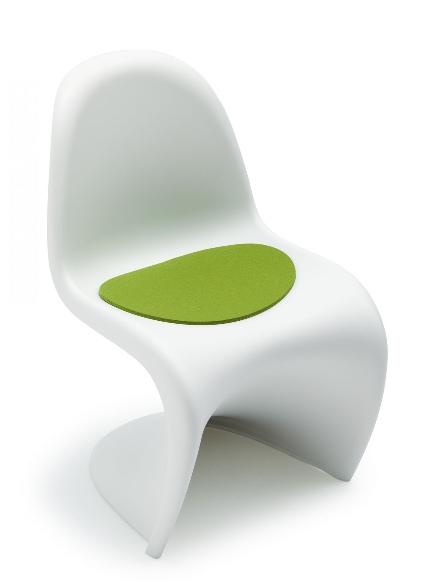 Seat pad - Felt pad Vitra Panton Chair MAY GREEN Hey Sign SINGLE PIECE