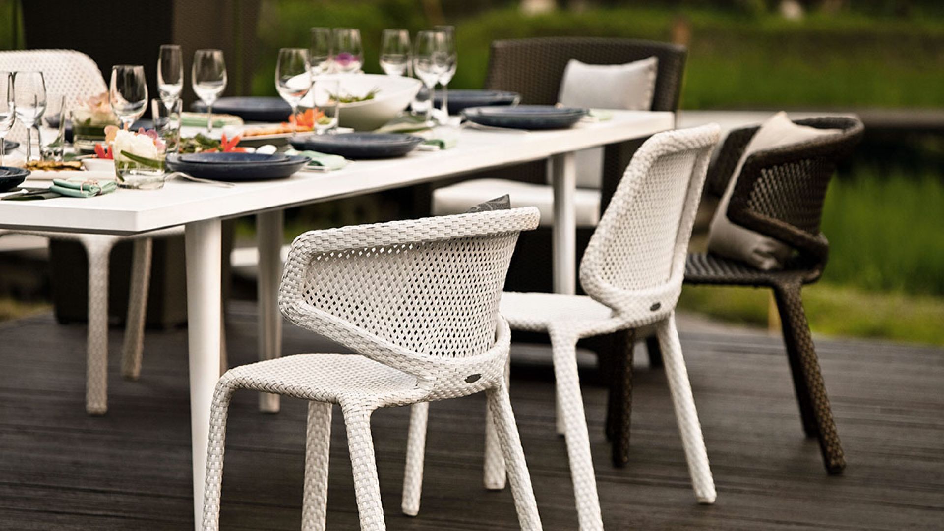 Seashell Armchair chalk Dedon