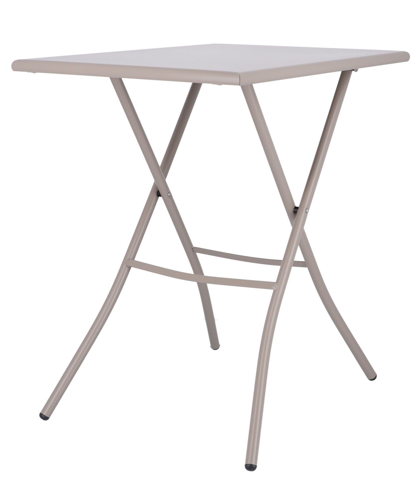 Fiam Sirio Folding Table W 50 x D 70 x H 73 cm Outdoor Jan Kurtz Taupe