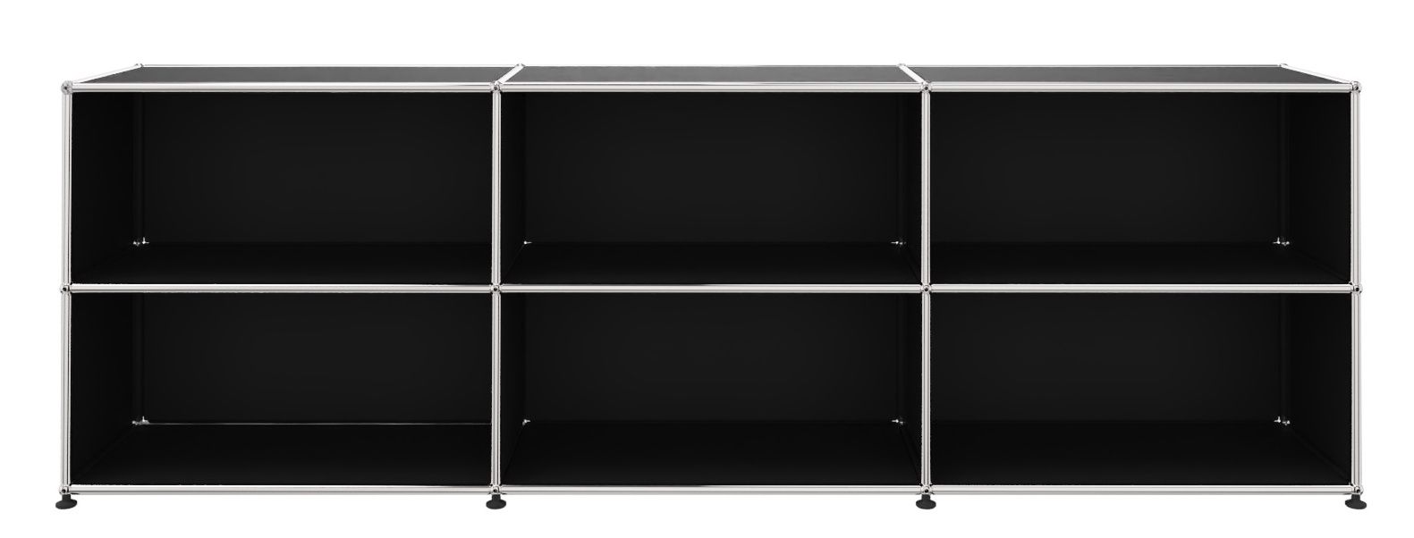 USM Haller Shelf H 75 cm Graphite black - FAST DELIVERY