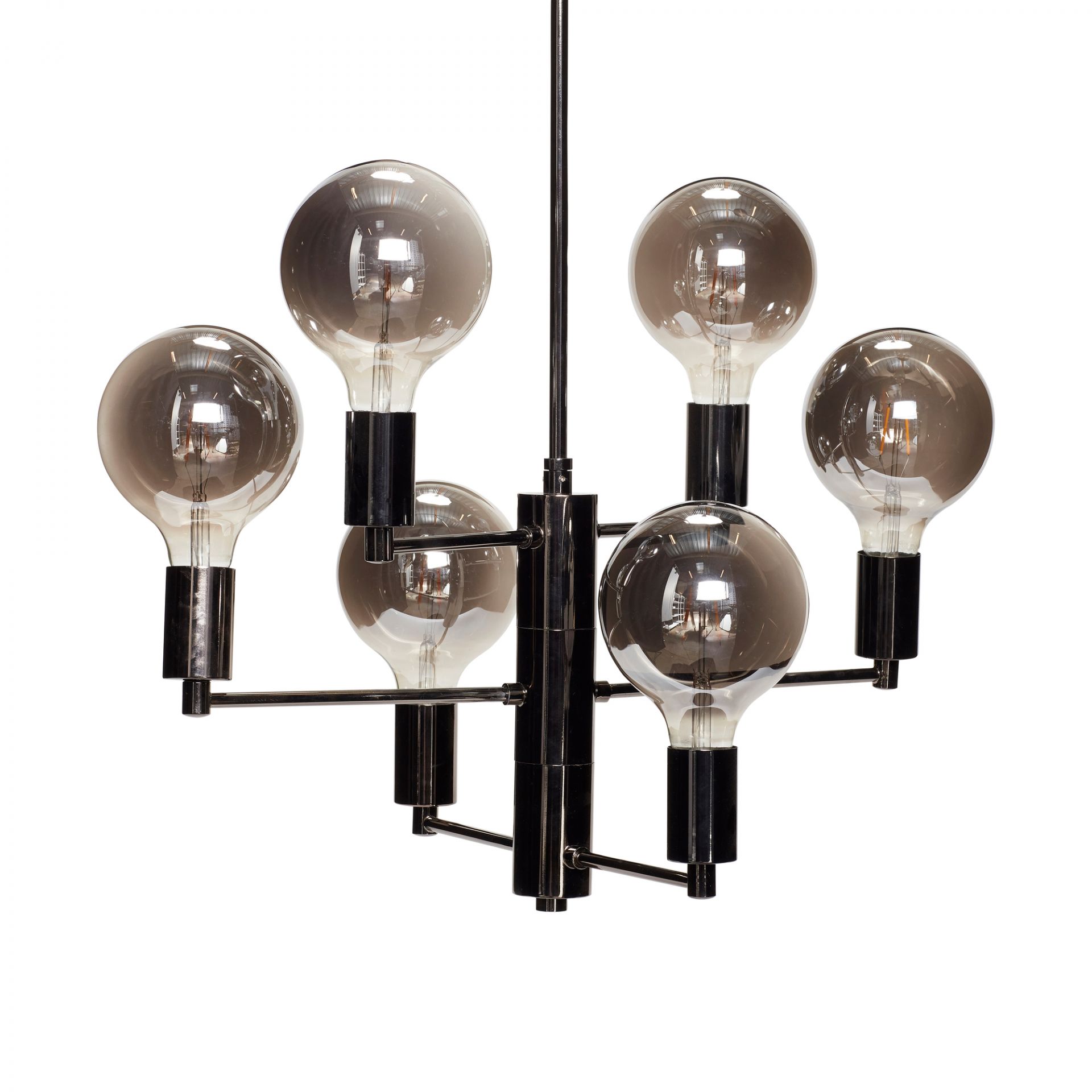 Lamp w/bulb, LED Smoke/Grey Hübsch Interior - INDIVIDUALS