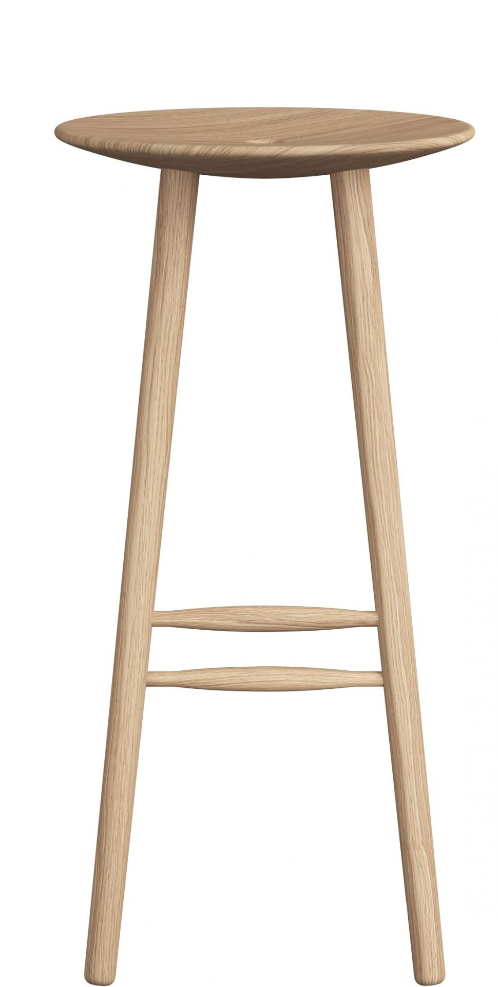 DI Volo / DIVOLO Barstool Barstool EIHCE NATUR H 75 cm novoform SINGLE PIECES