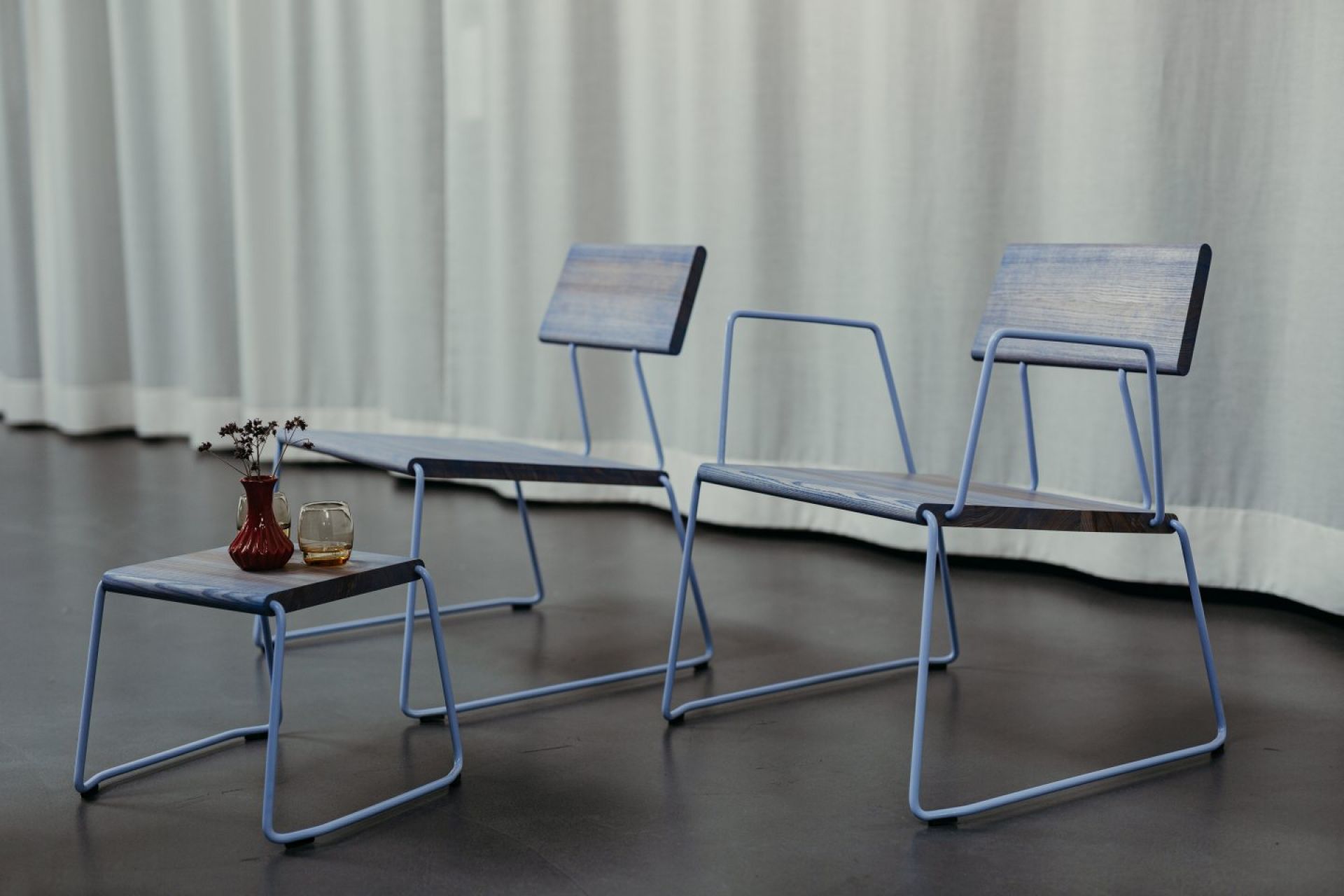 D:008 Lounge Chair with Armrests Fuchs & Habicht