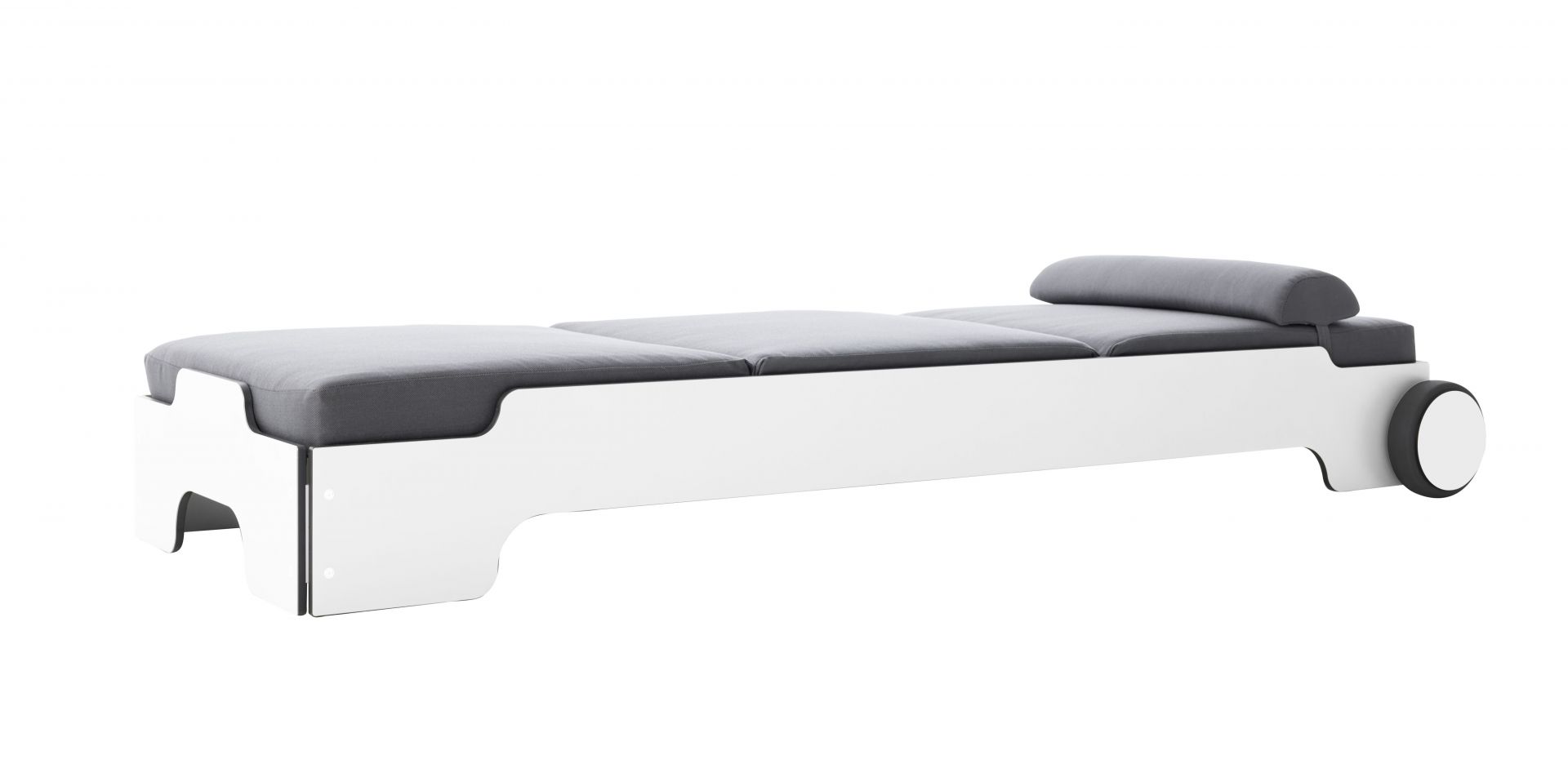 Solara Stacking Lounger incl. Wheels and Upholstery Outdoor Müller Möbelwerkstätten