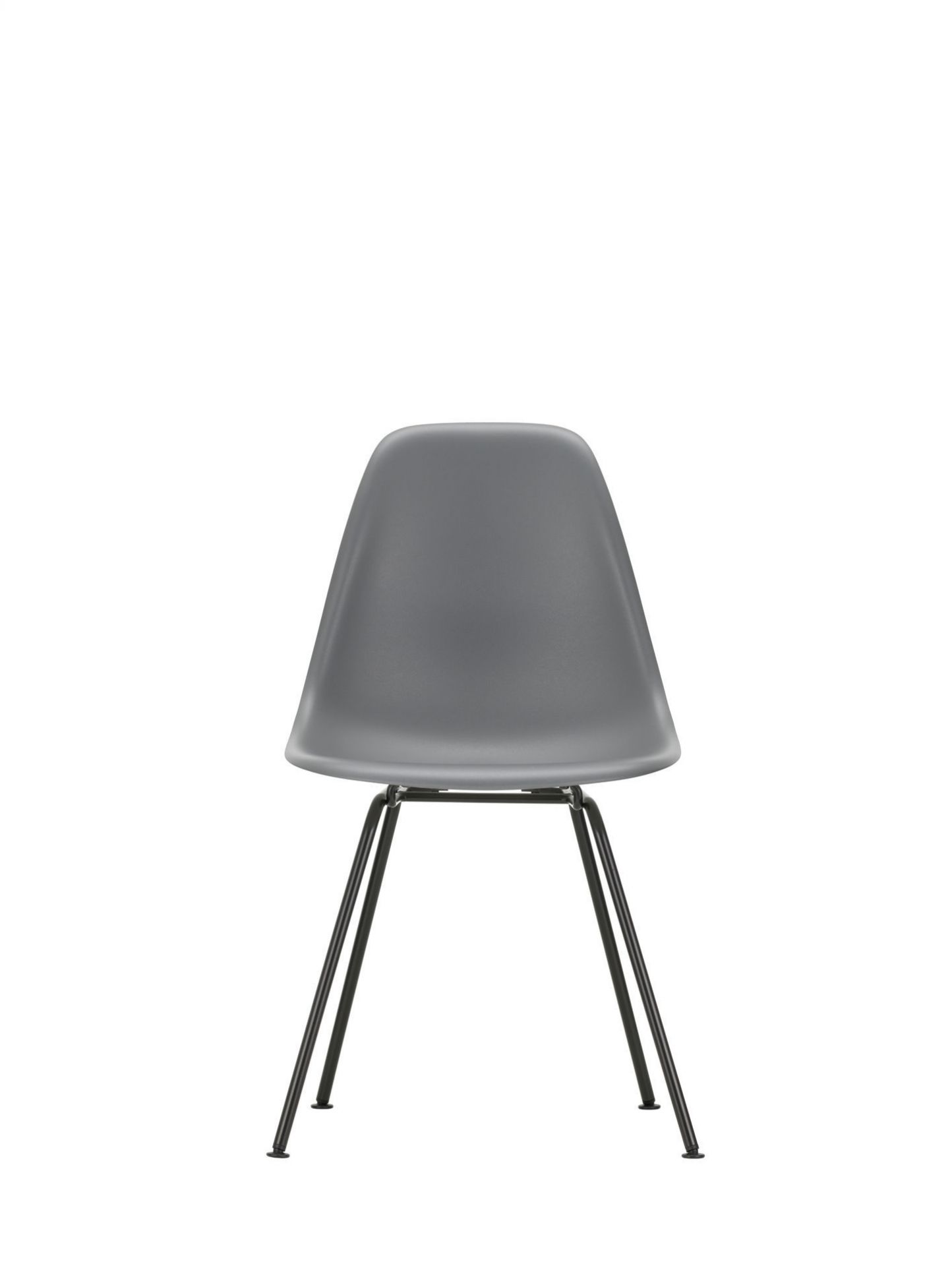 Eames Plastic Side Chair DSX Chair Vitra Chrome - White