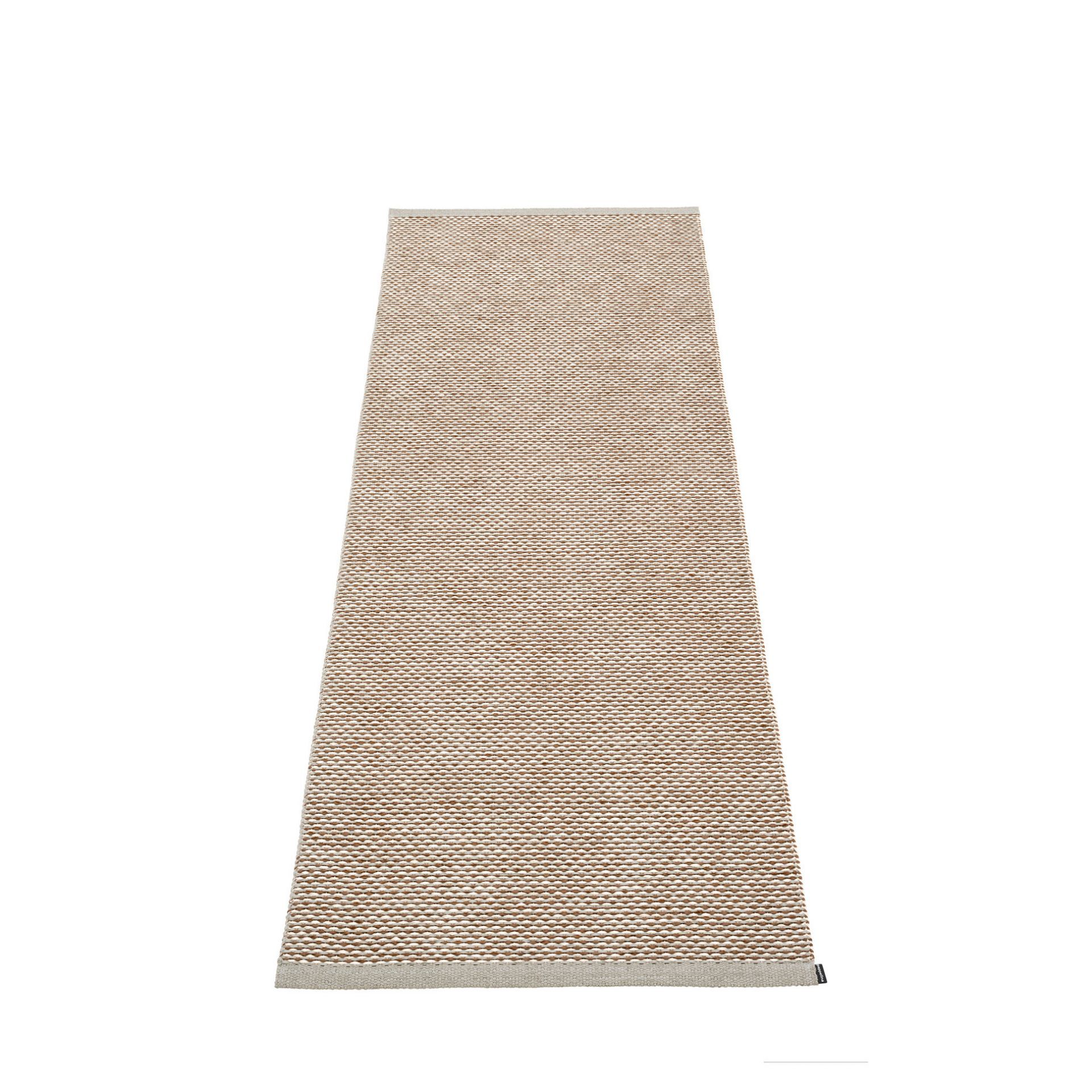 Effi Plastic rug 70x200 cm Warm grey Pappelina SINGLE PIECES