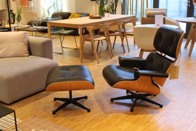 Eames Lounge Chair & Ottoman Sessel Vitra - AUSSTELLUNGSSTÜCK