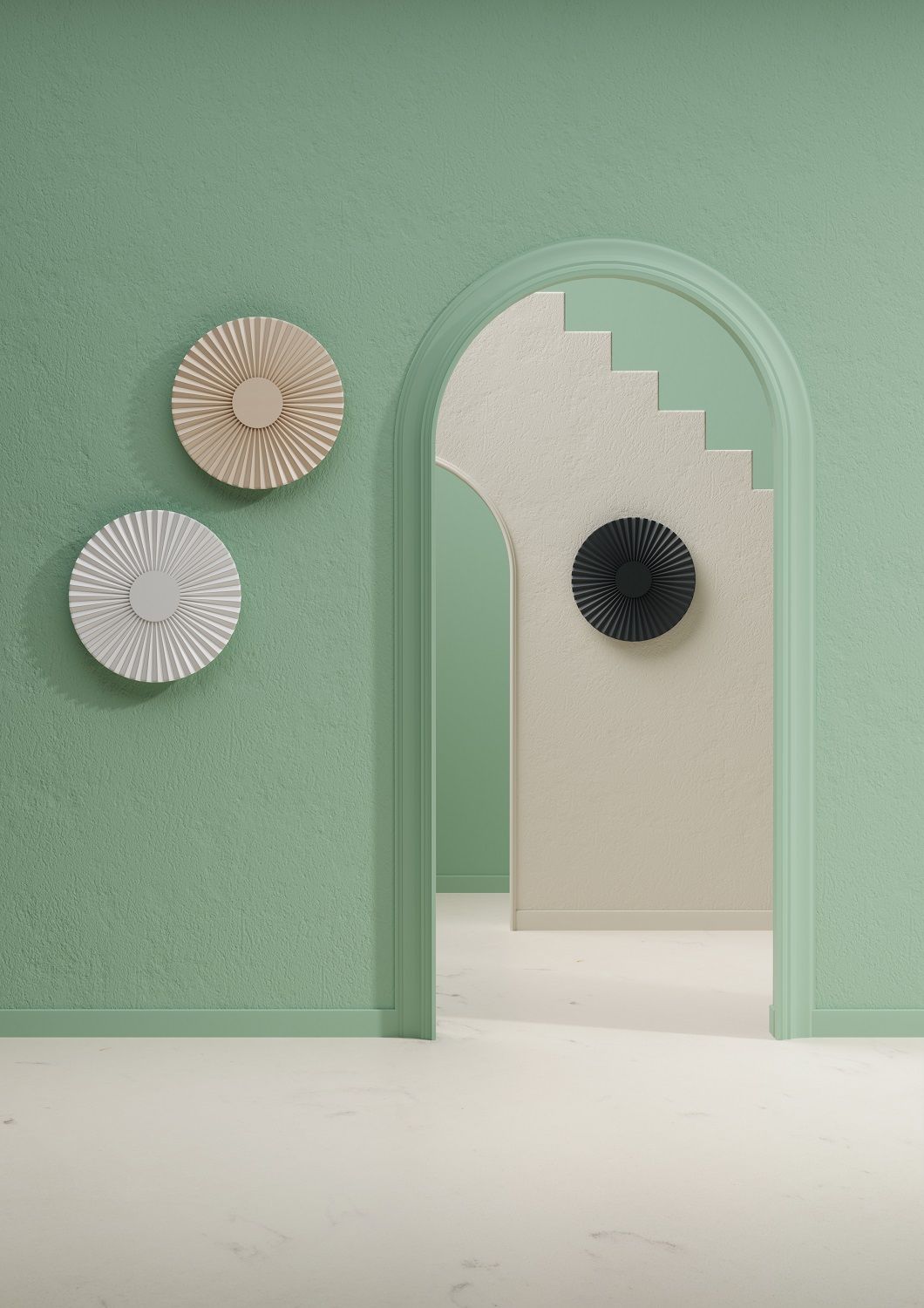 Carmen Wall lamp Hartô Slate grey