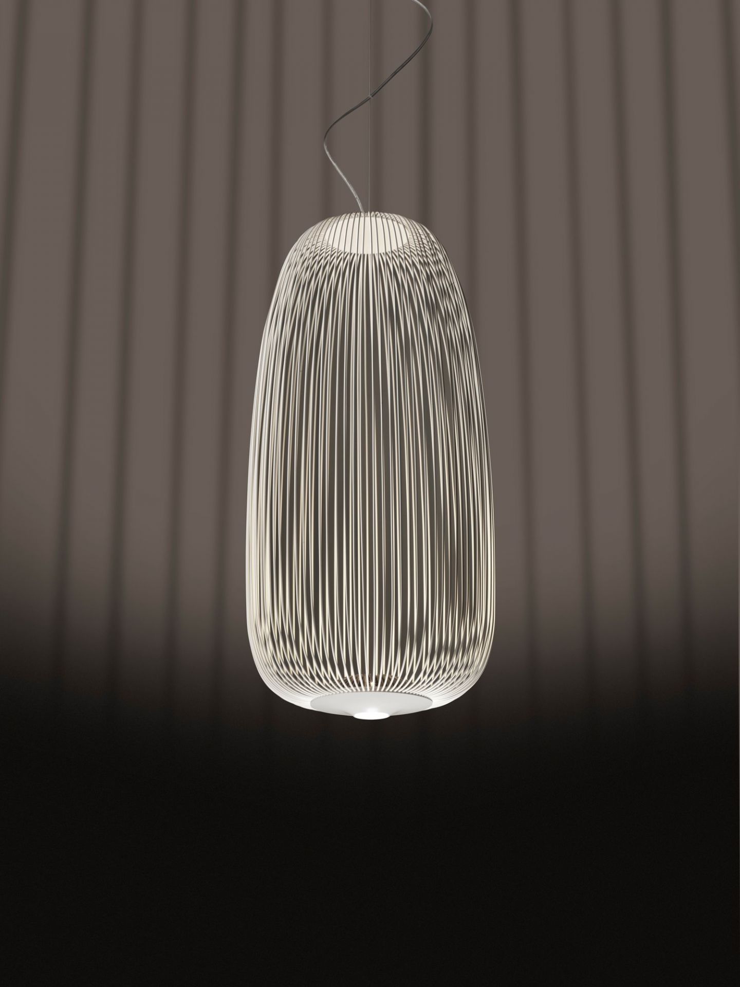 Spokes 1 LED Lampe de suspendue Foscarini white