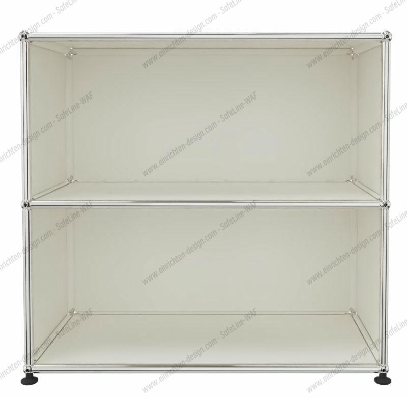 USM Haller Shelf Open H 75 cm Pure white - FAST DELIVERY
