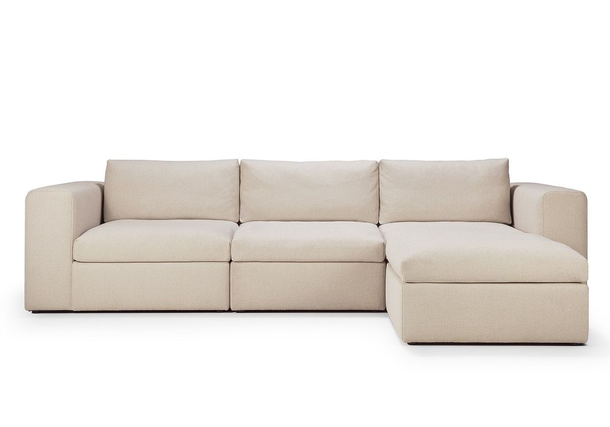 Mellow Sofa Off White Eco Fabric - left armrest Ethnicraft
