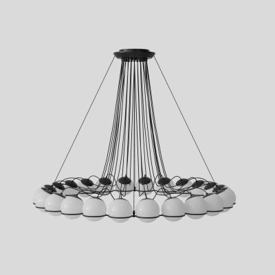 Model 2109/24/14 Pendant Light Black Structure Astep