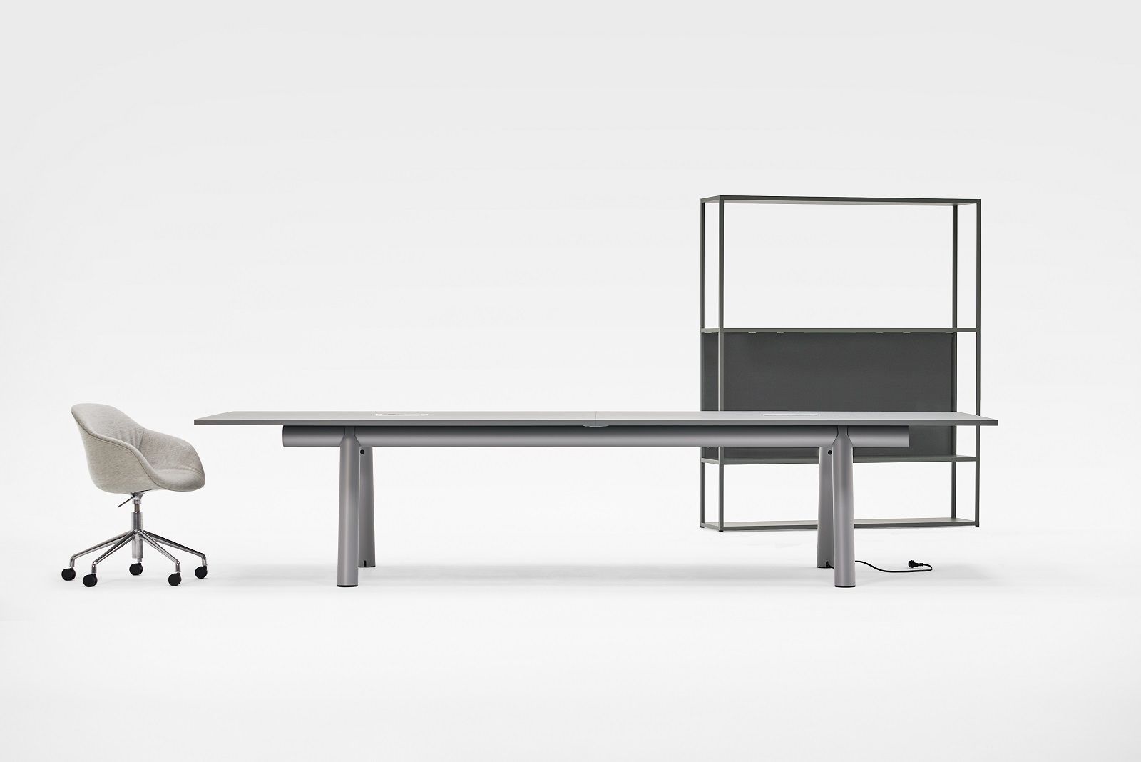 Boa Table Table / conference table W 350 x D 128 x H 75 cm Hay  