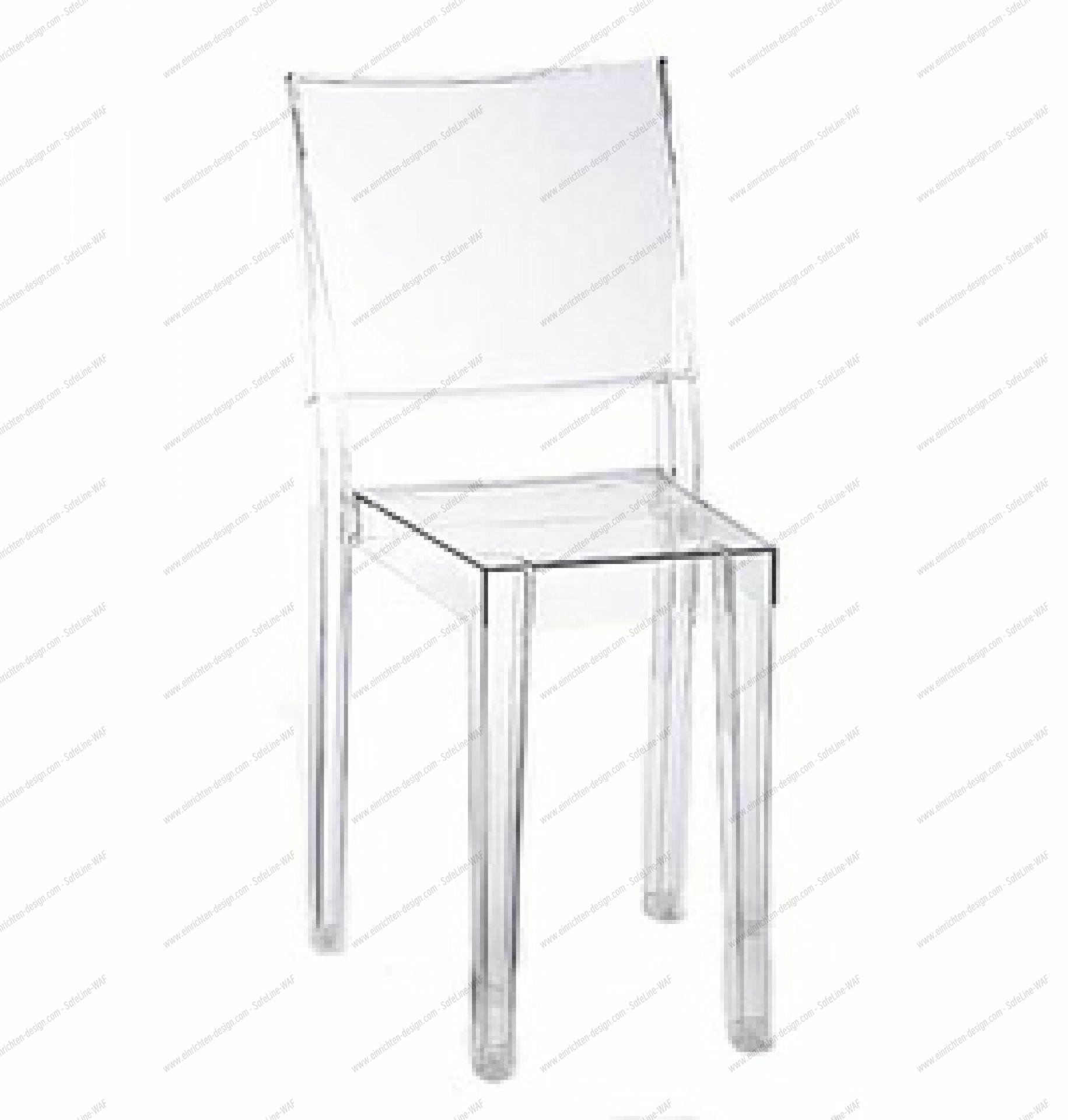 La Marie chair crystal clear Kartell