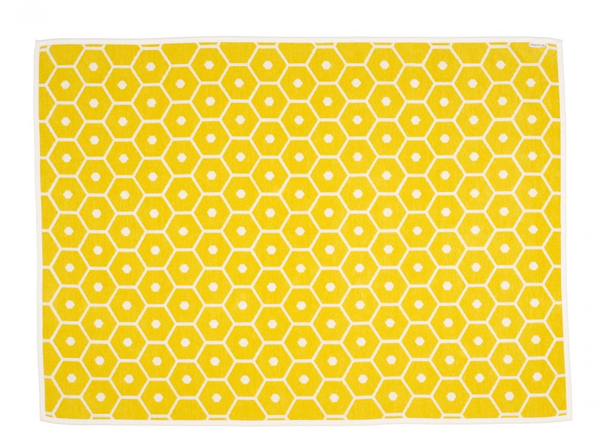 Honey Wool Blanket Pappelina lemon