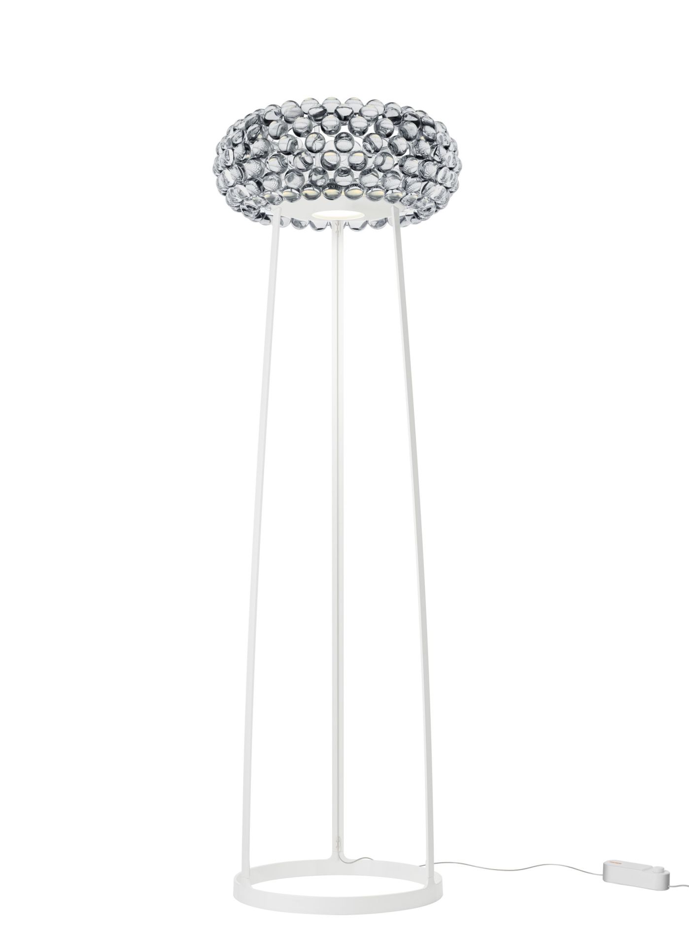 Caboche Plus Floor lamp Media - Transparent Foscarini
