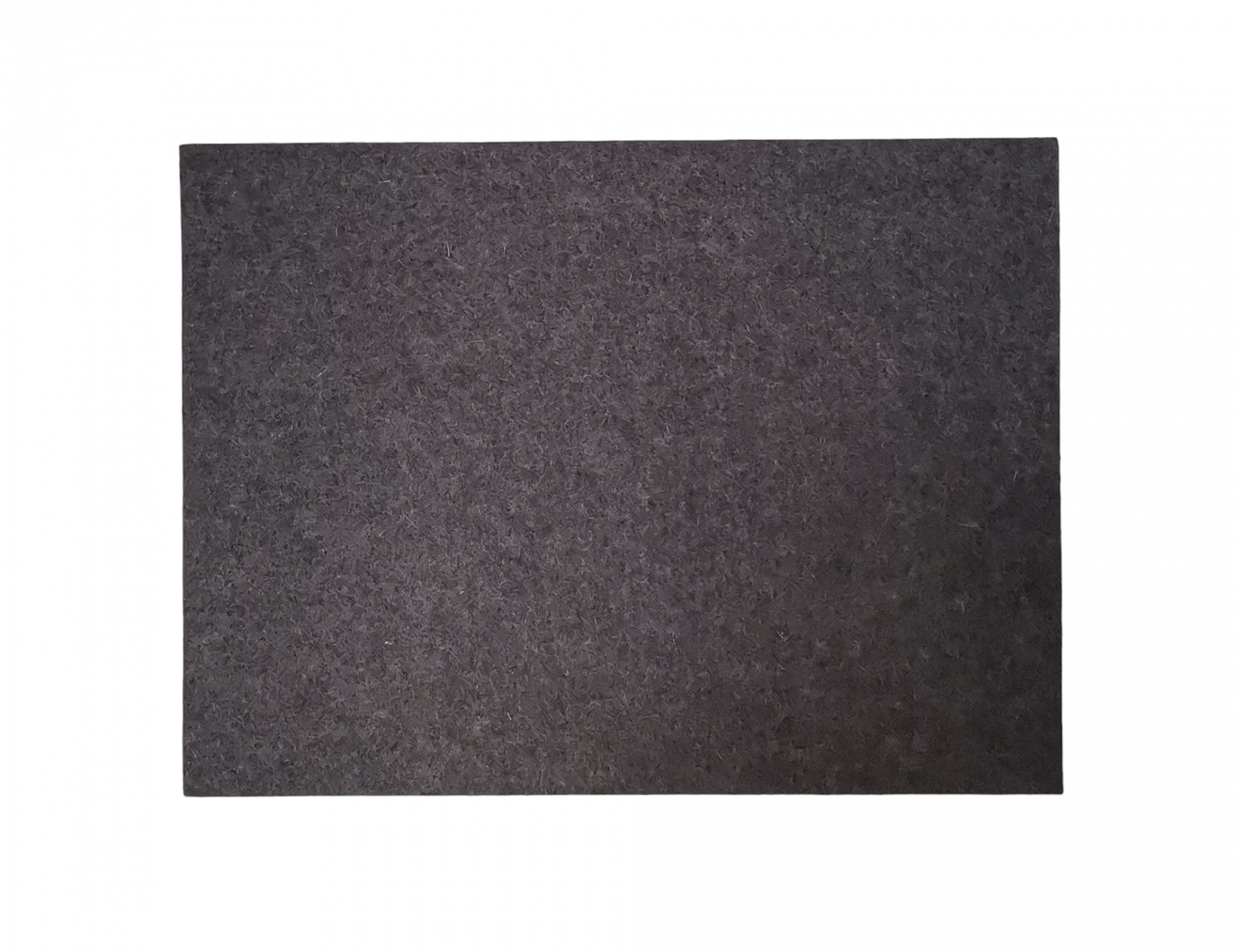 Anthrazit melierte Sitzauflage aus Wollfilz für Ulmer Hocker, 5 mm dick. Bequeme Hockerauflage.