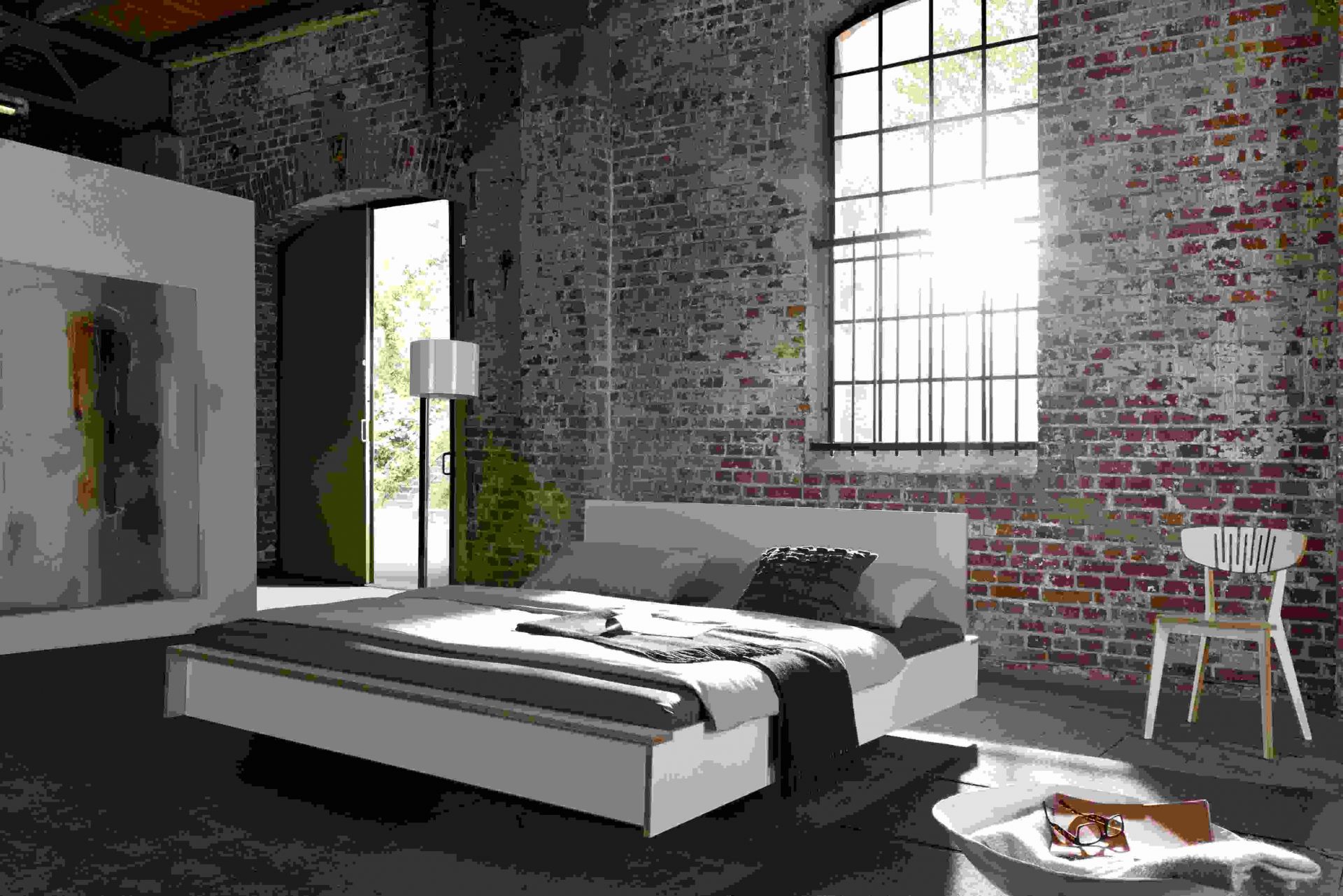 Headboard for Flai Double bed white Müller Möbelwerkstätten