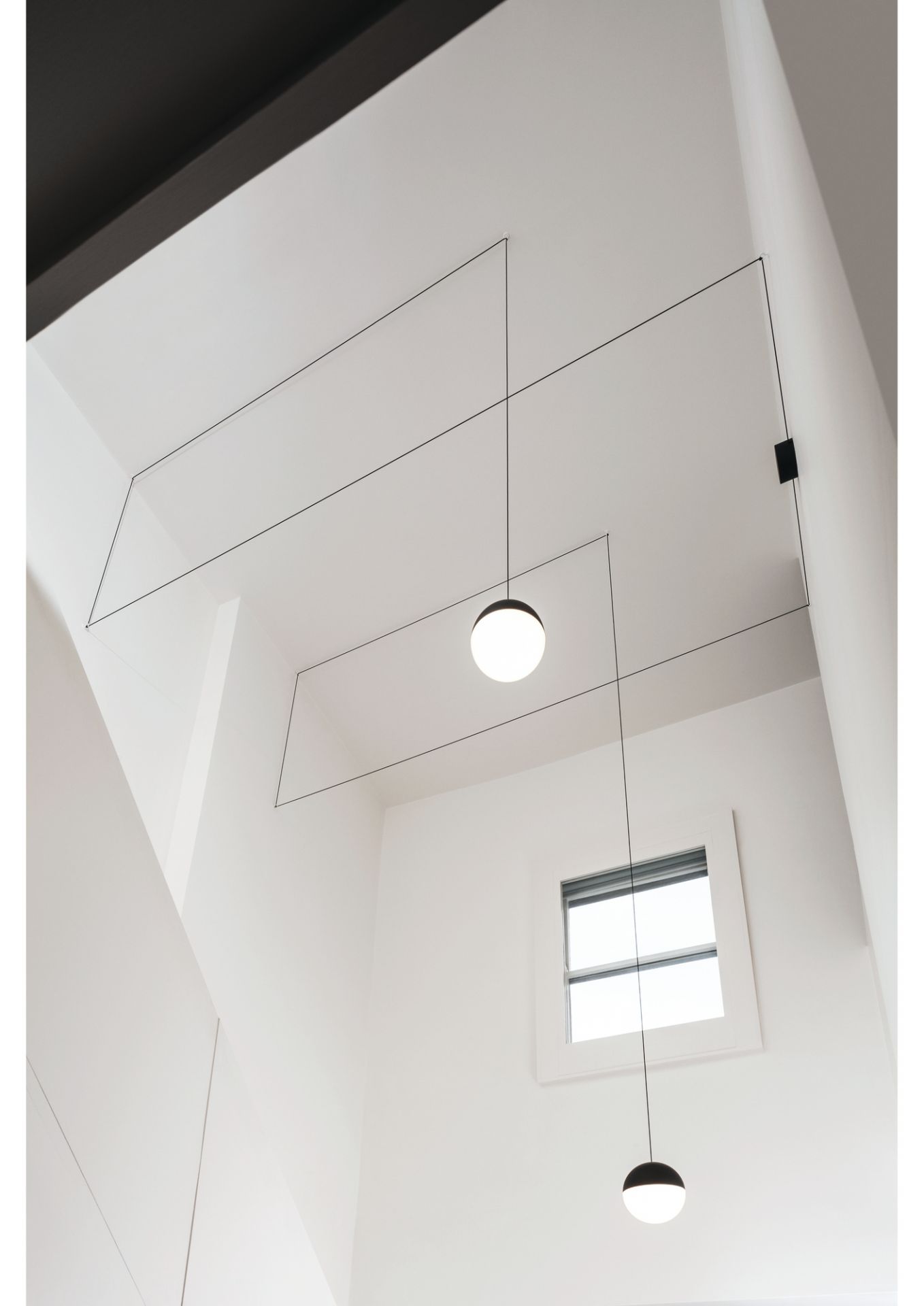 String Light Wall or ceiling Rose Flos