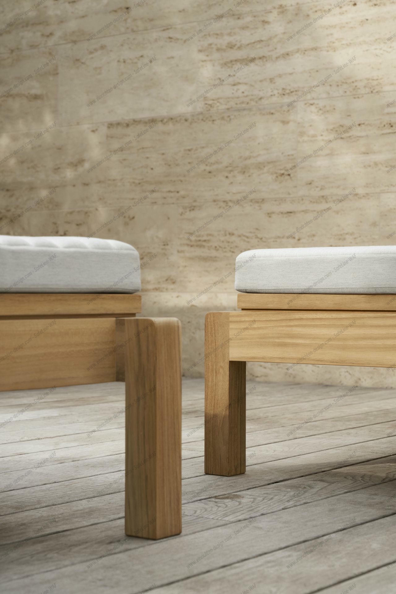 AH604 Garden Lounger Teak Outdoor Carl Hansen & Søn