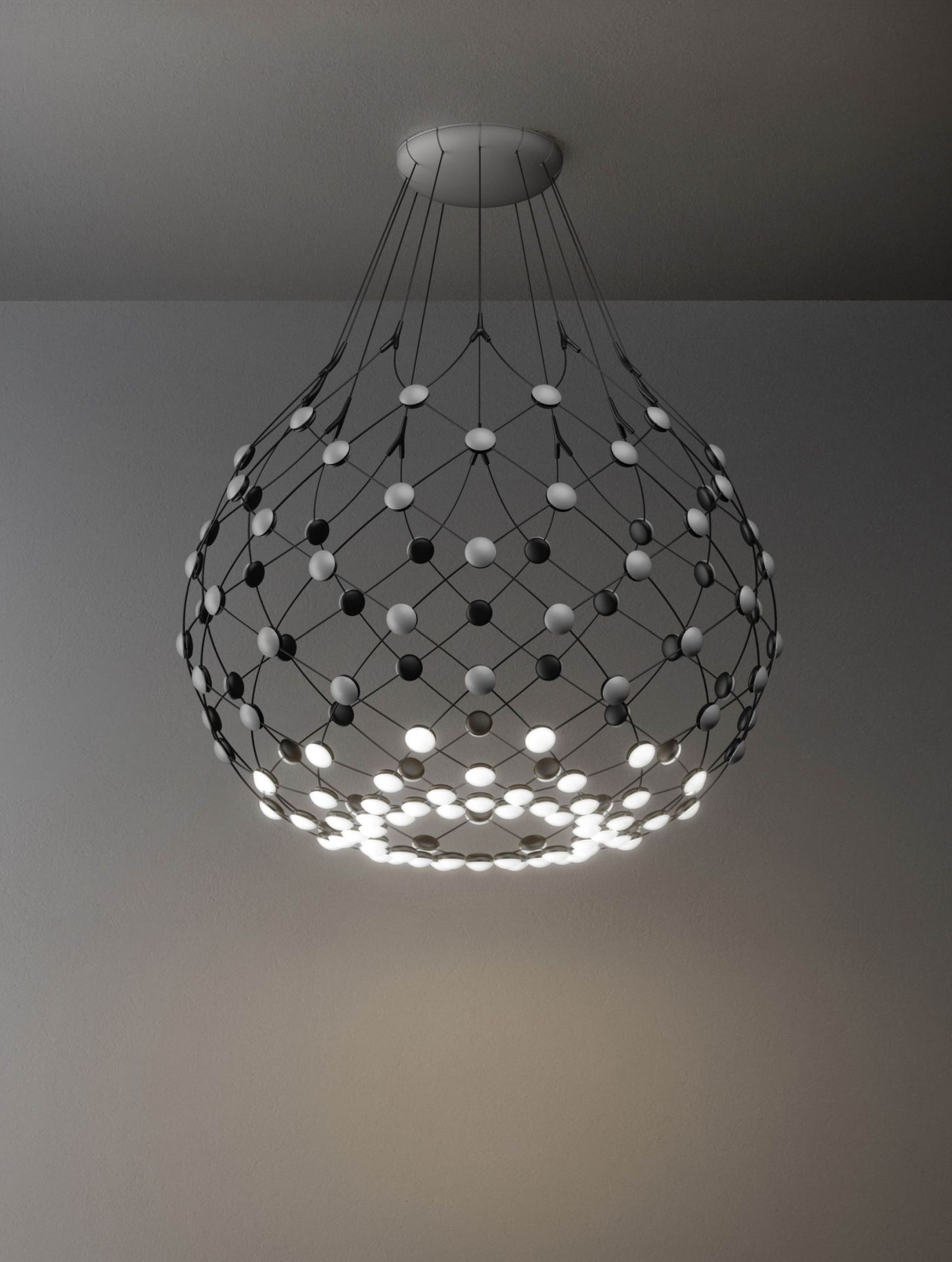 D86 Mesh Ceiling lamp Ø80cm - Cable length 1m Luceplan