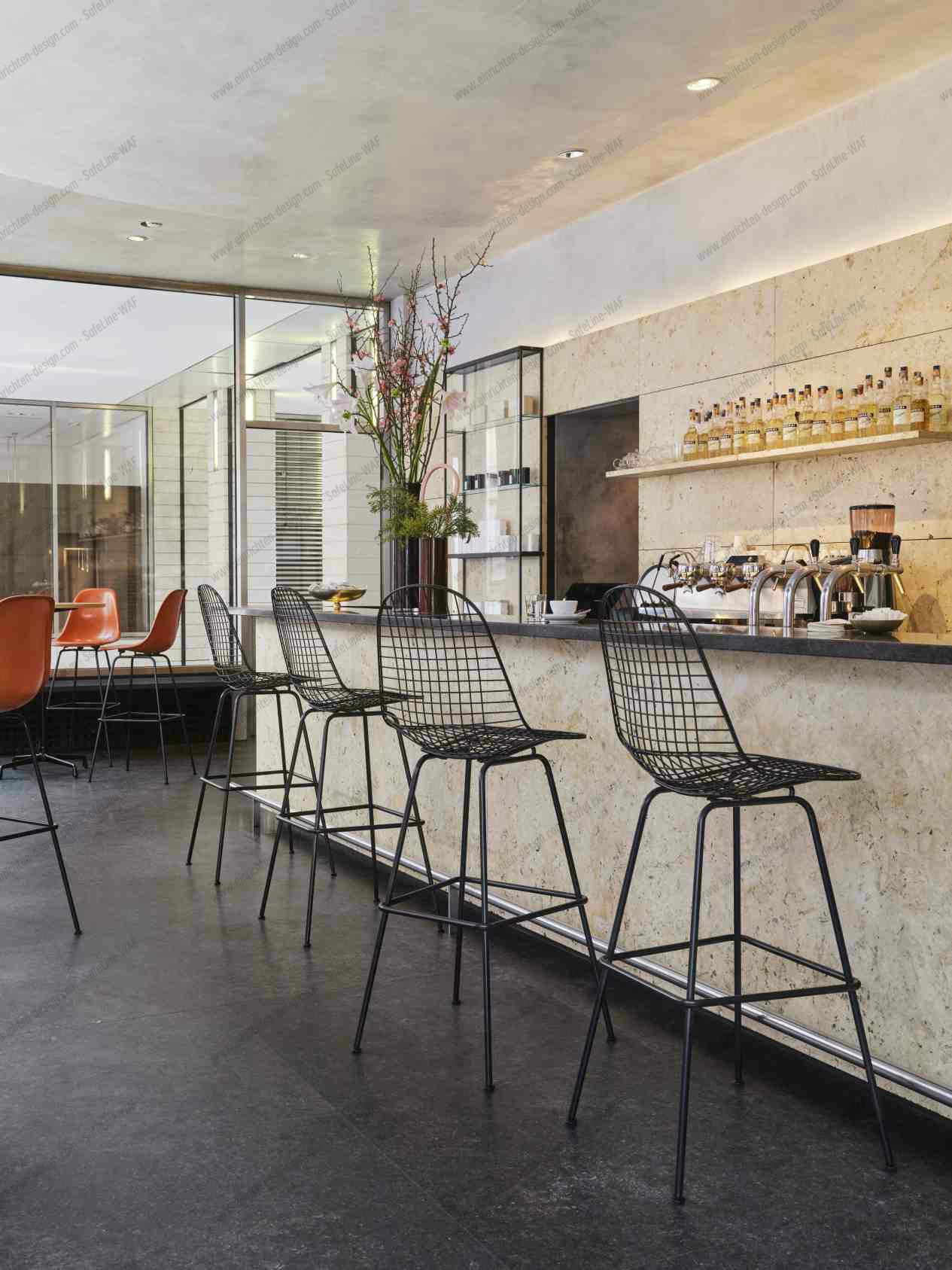 Eames Wire Bar Stool Medium Vitra