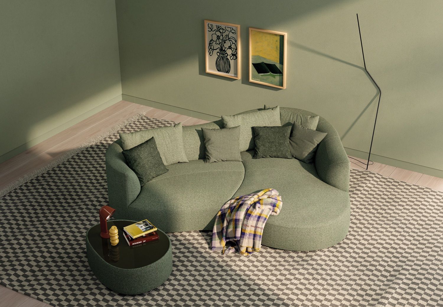Siwa sofa large with recliner Cor 