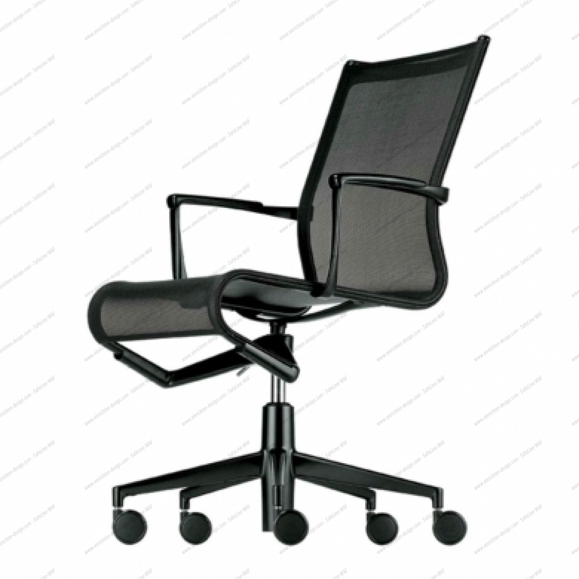 rollingframe 457 swivel chair with armrests alias