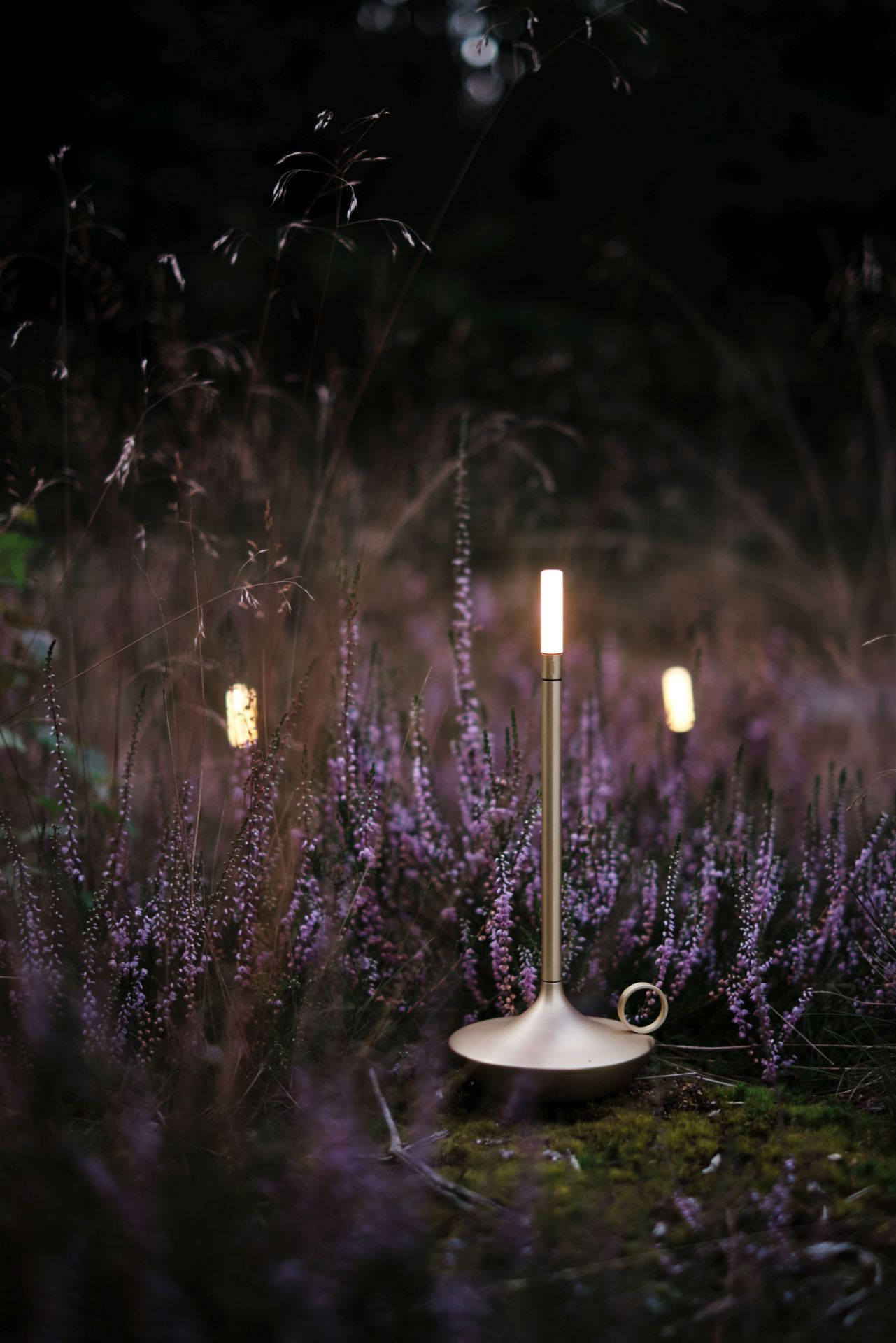 Wick Portable light / Tample lamp with USB Graypants