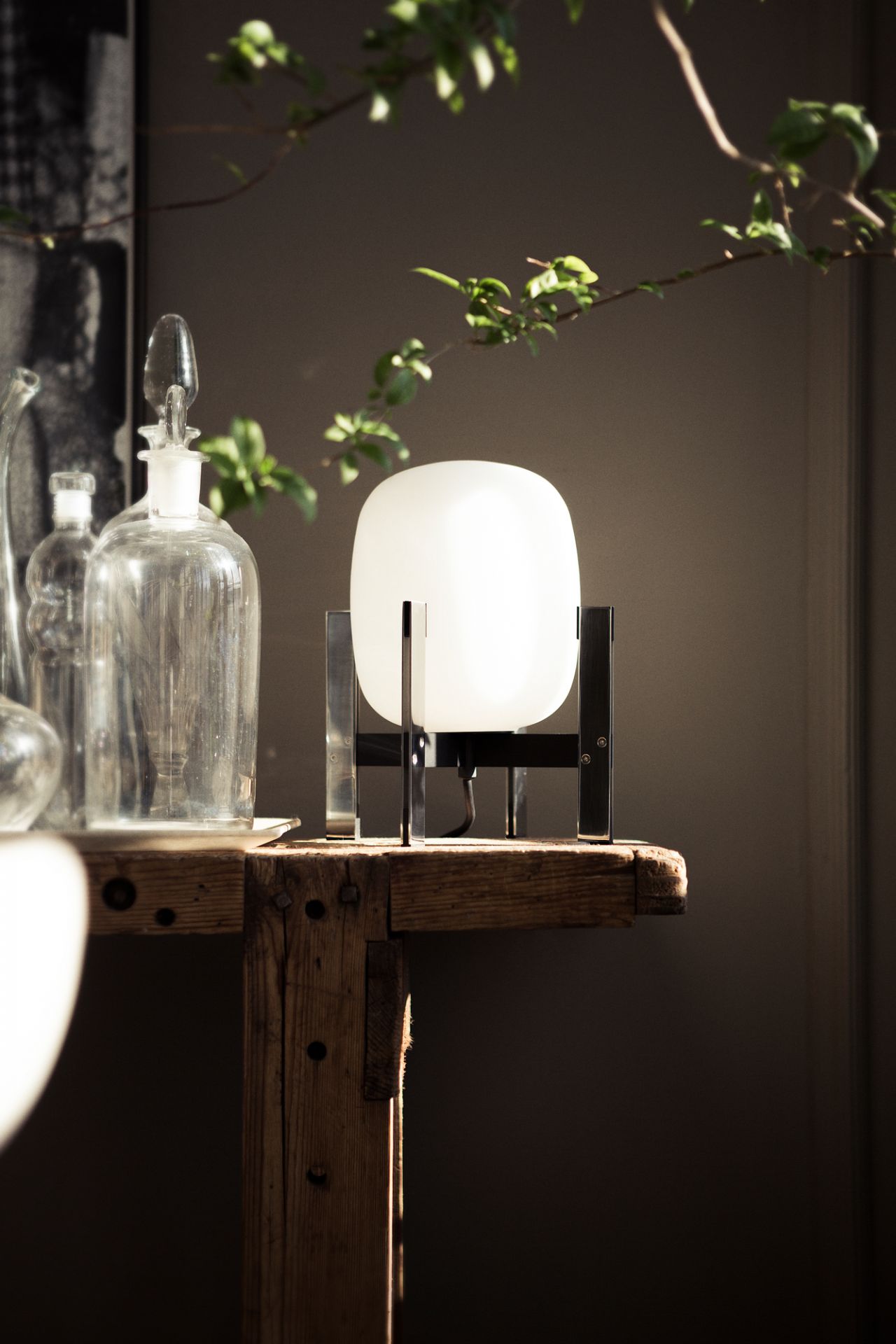 Cestita Metálica Table Lamp / Table Lantern Santa & Cole