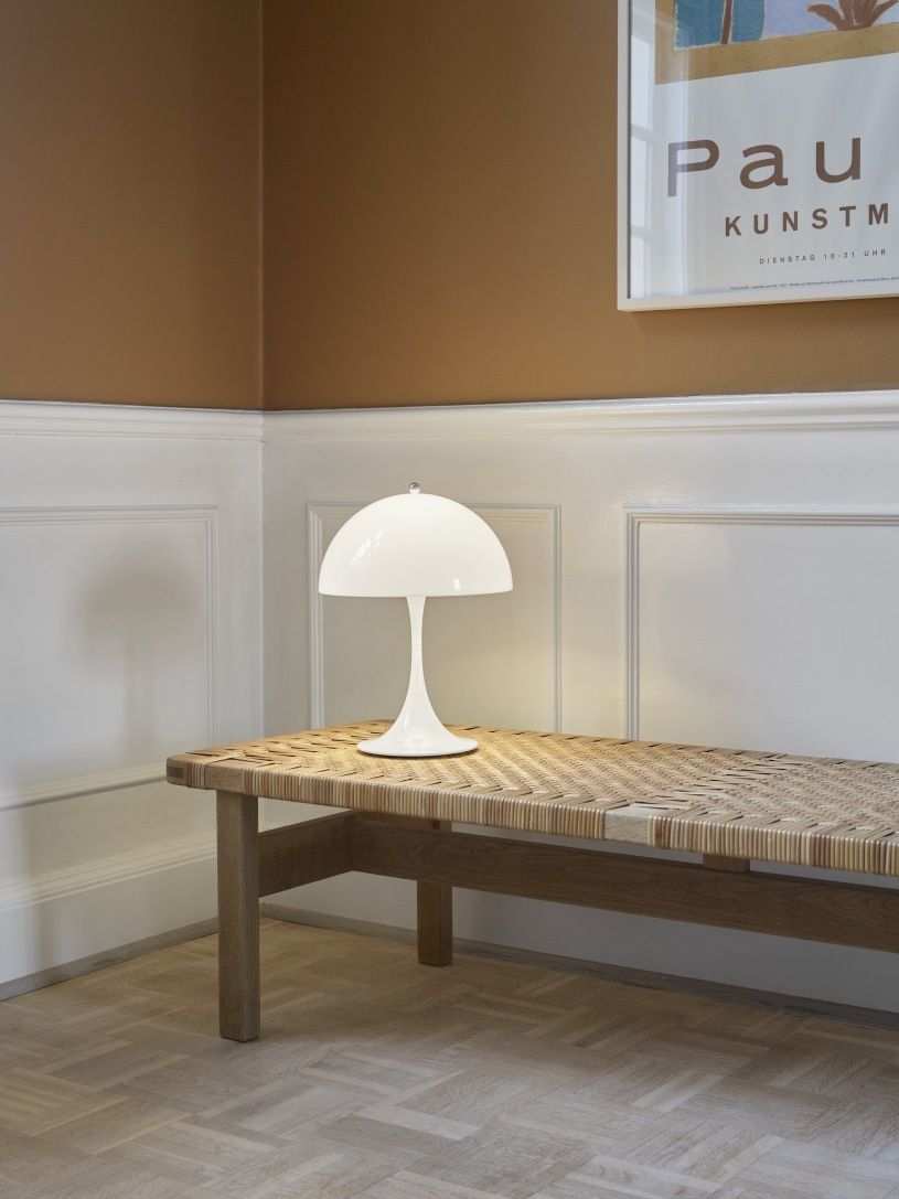 Panthella 250 Portable Battery LED Table Lamp Indoor/Outdoor Opal Louis Poulsen 
