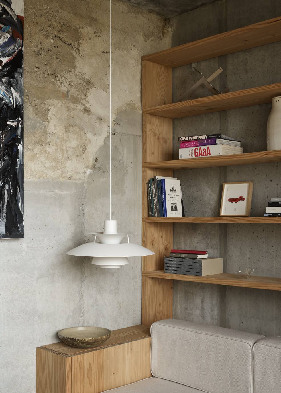 PH 5 Monochrome Pendant light Louis Poulsen Dusty Indigo