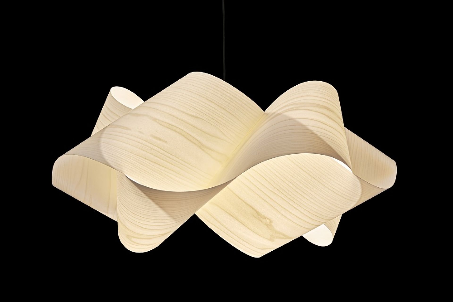 Swirl pendant light small ELFENBEINWEISS LZF Lamps SINGLE PIECES