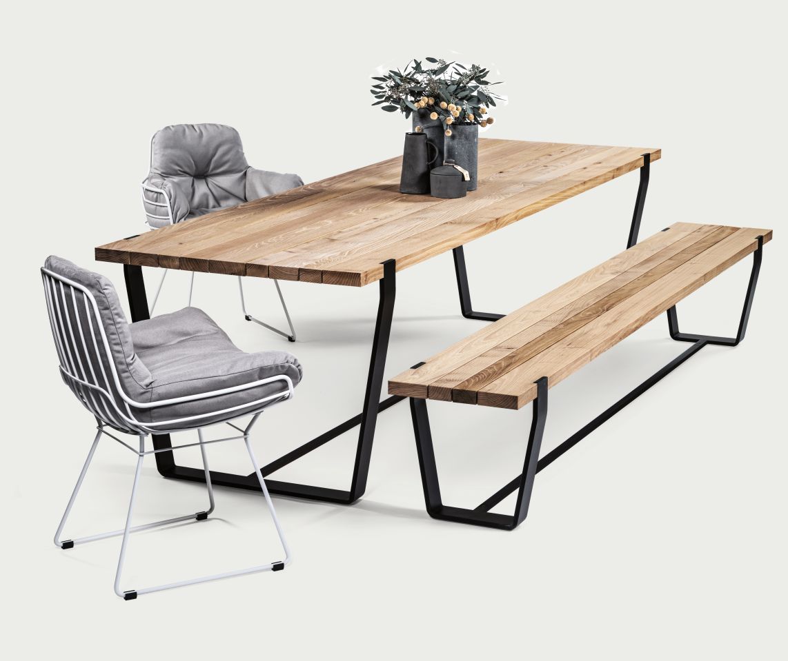 BB 11 Clamp Outdoor Table Acacia oiled brushed Janua