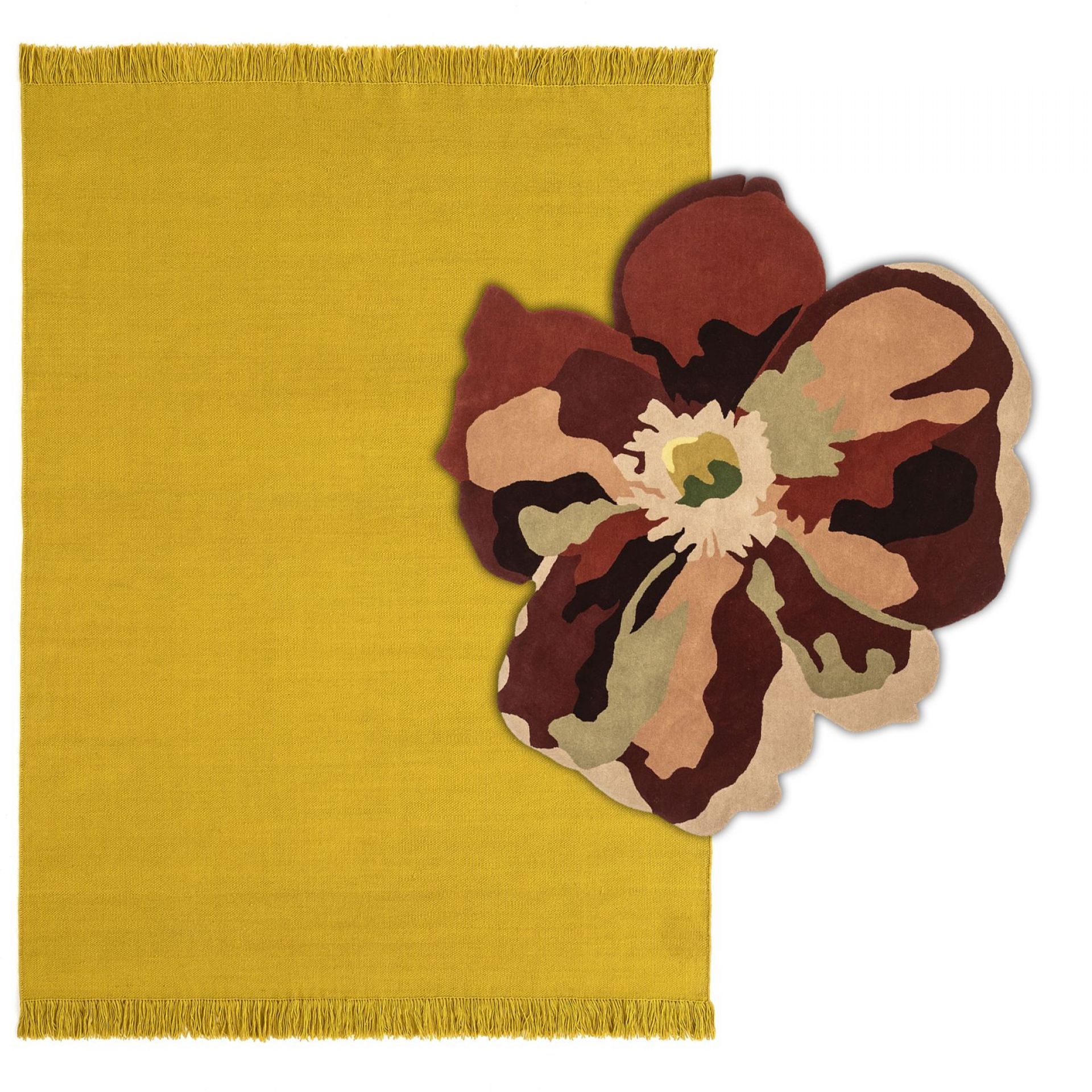 Flora Bloom 2 Carpet 170x150 cm Nanimarquina