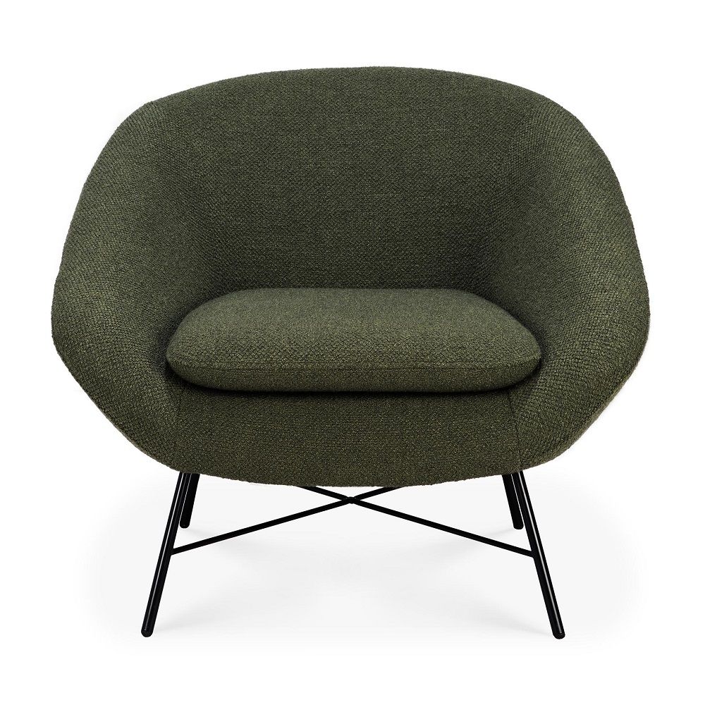 Barrow Lounge Chair Ethnicraft pine green