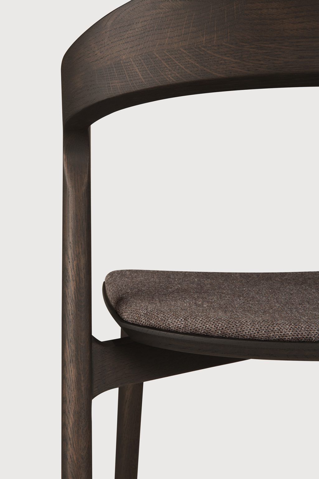 Bok chair brown oak / fabric warm brown Ethnicraft