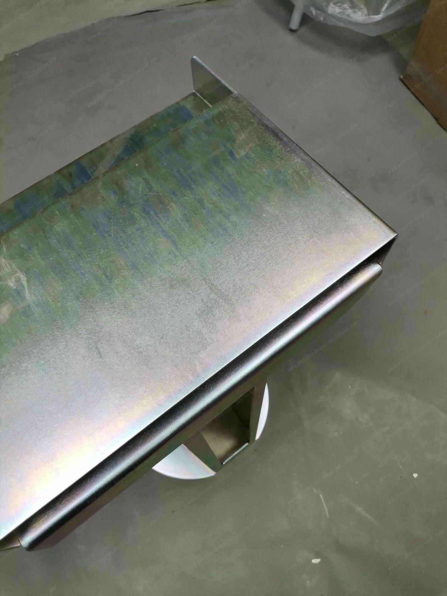 Meta Side Table CHROME YELLOW Side table New Tendency IMPERFECT ITEMS