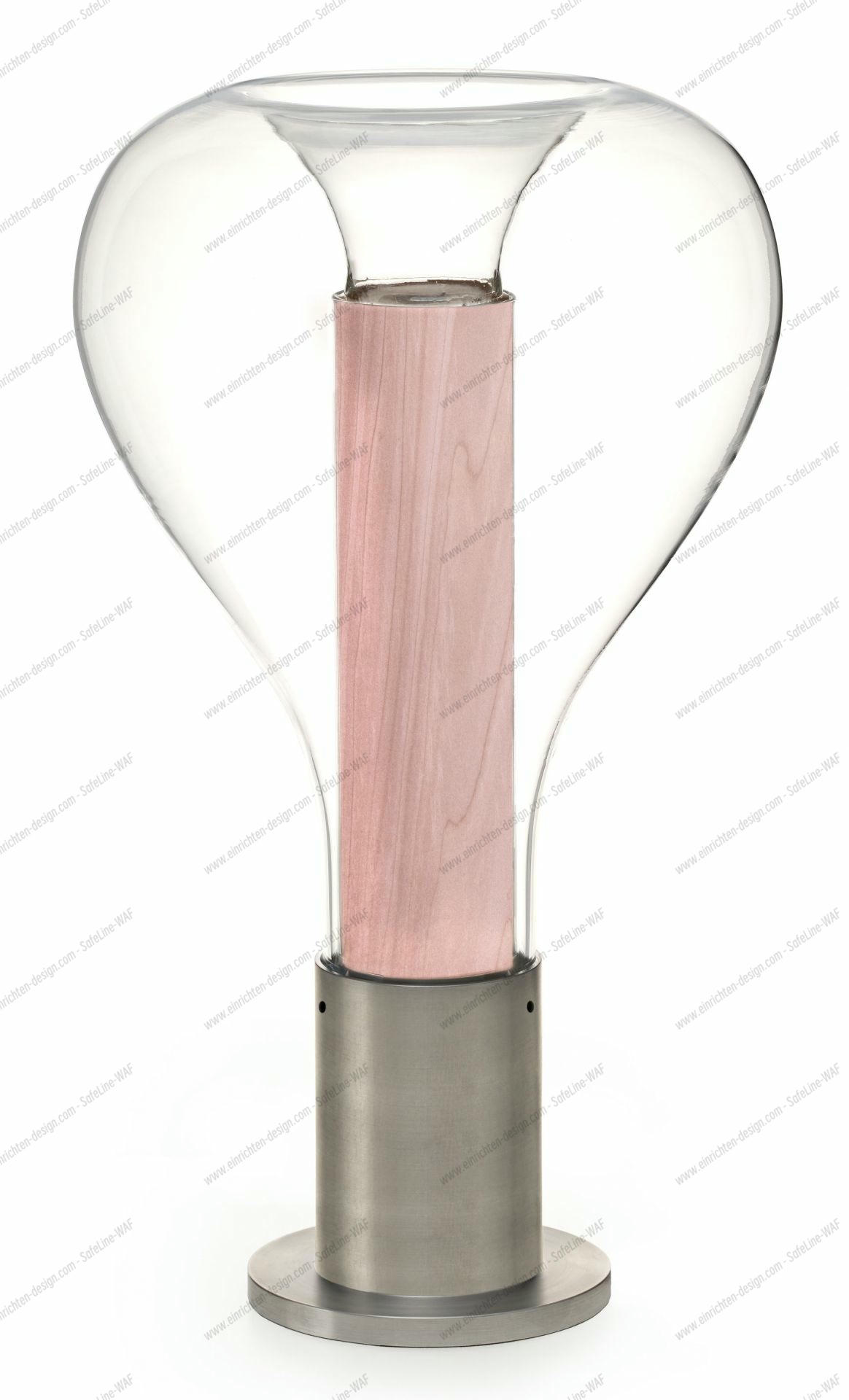 Eris Table Lamp Aluminium Base Pale Rose LZF Lamps